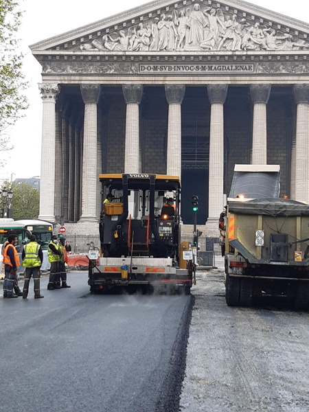 Pavage de la rue Royale reliant la Concorde à la Madeleine - Paris - 2021