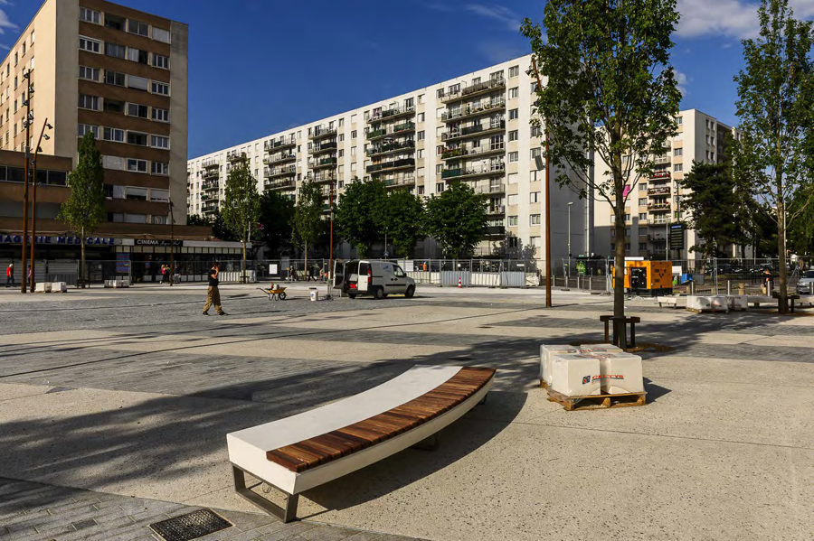 Requalification du parvis de l’Hotel de Ville Garges-lès-Gonesse - 2018-2019