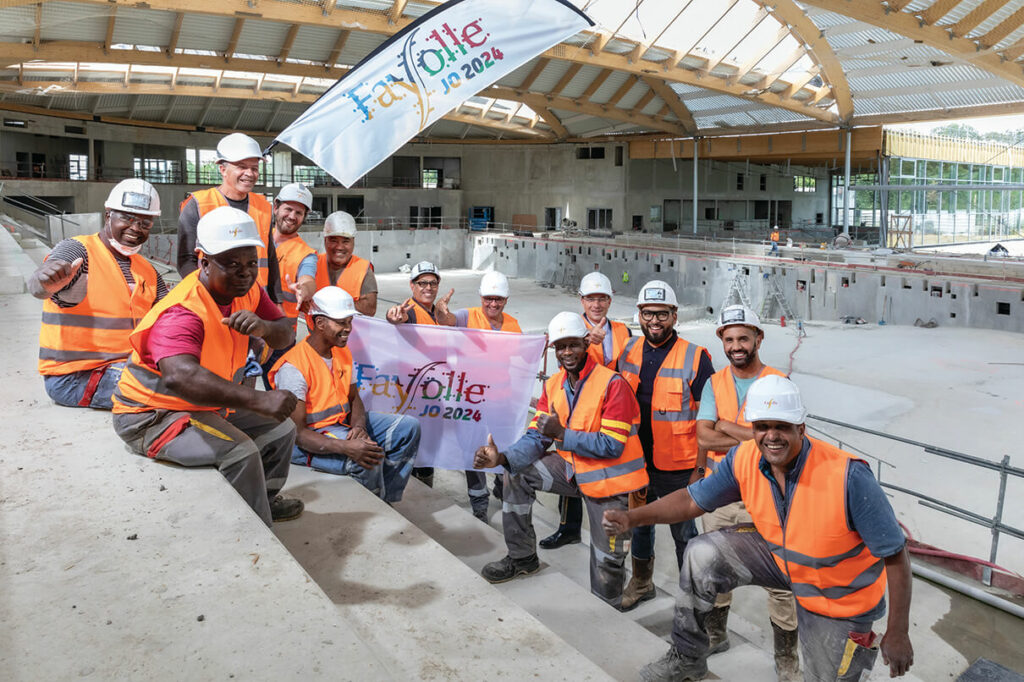 Jeux Olympiques et Paralympiques de Paris 2024 Fayolle -Construction de la piscine Olympique de Val Parisis